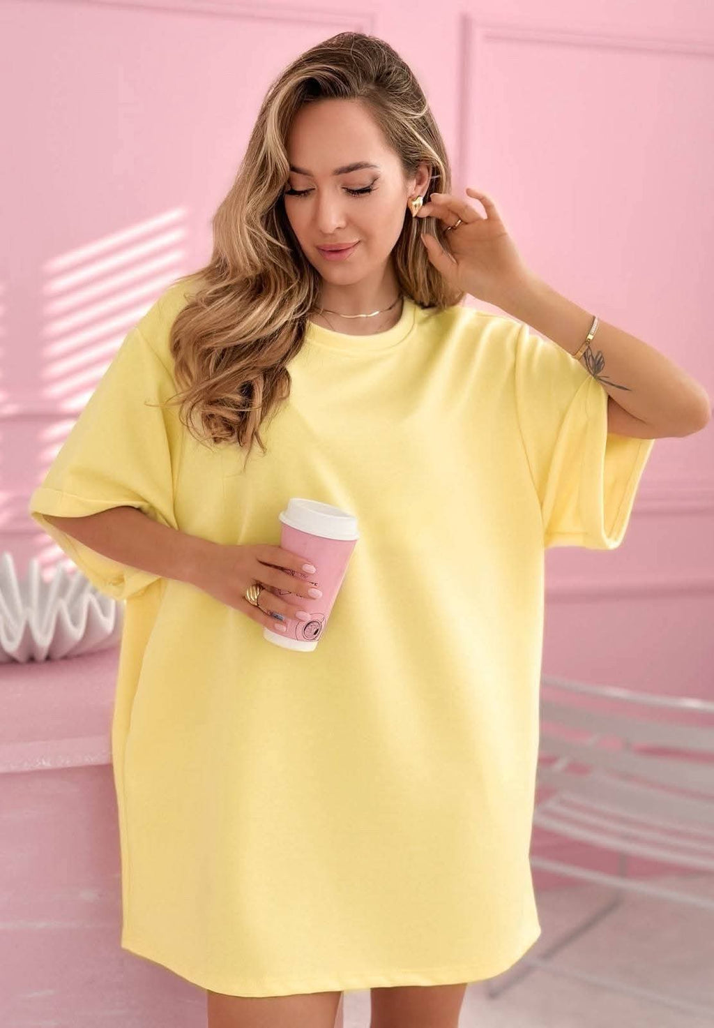 Damen Tunika PAOLA Oversize L–3XL | Bequem & Elegant | Viskose Mix