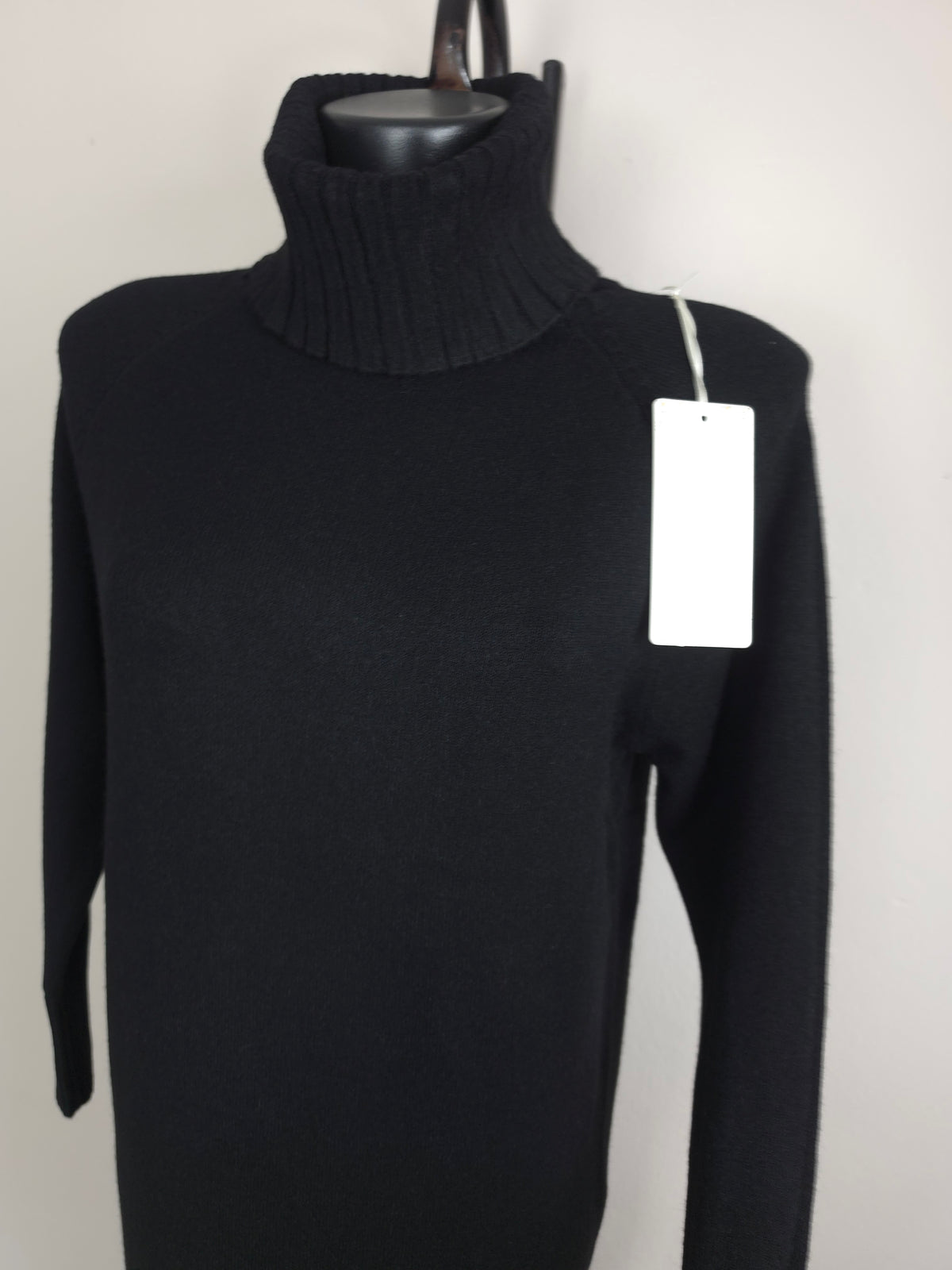 Weiches Strickkleid mit Rollkragen – S/M & L/XL