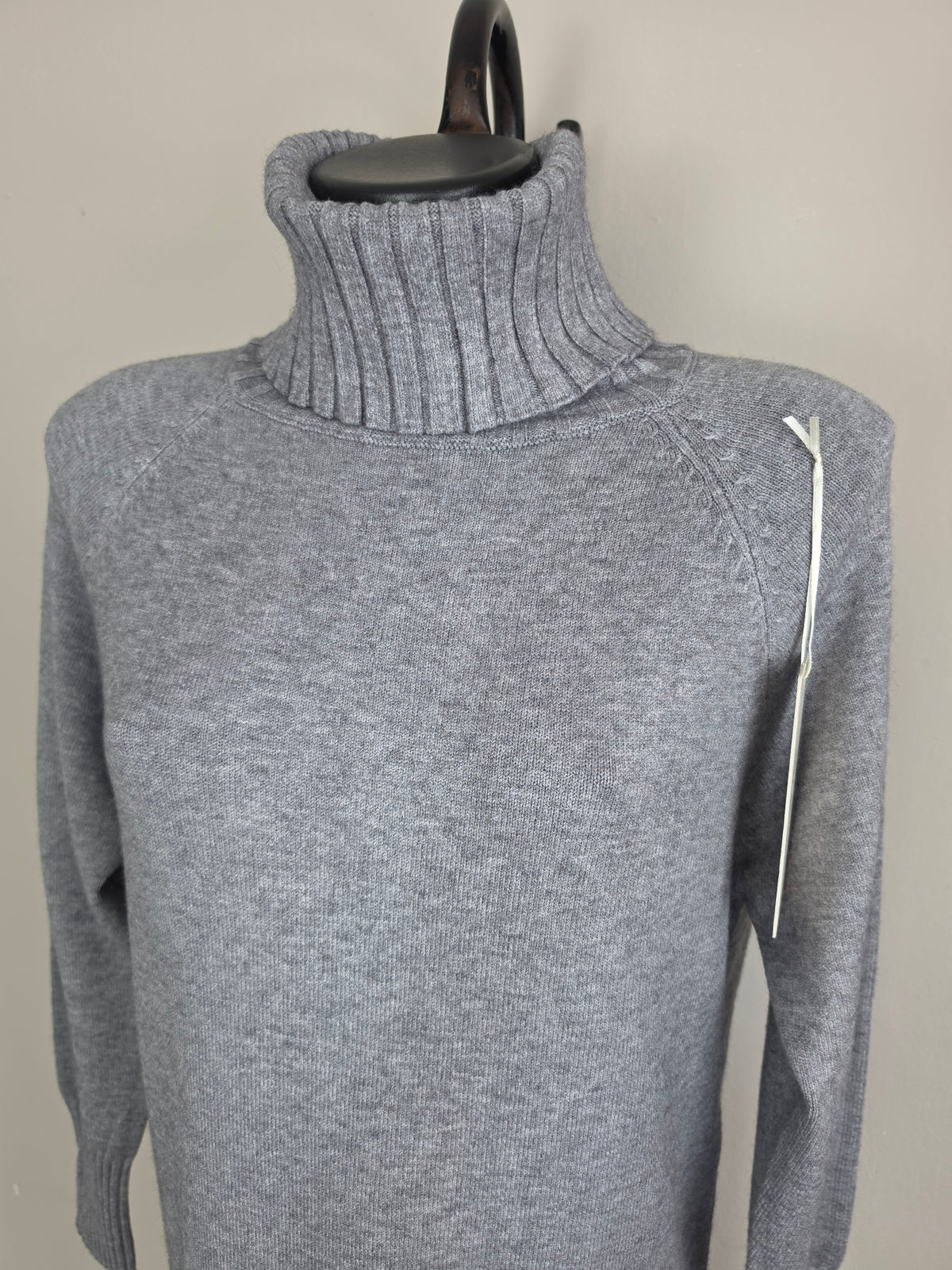 Weiches Strickkleid mit Rollkragen – S/M & L/XL
