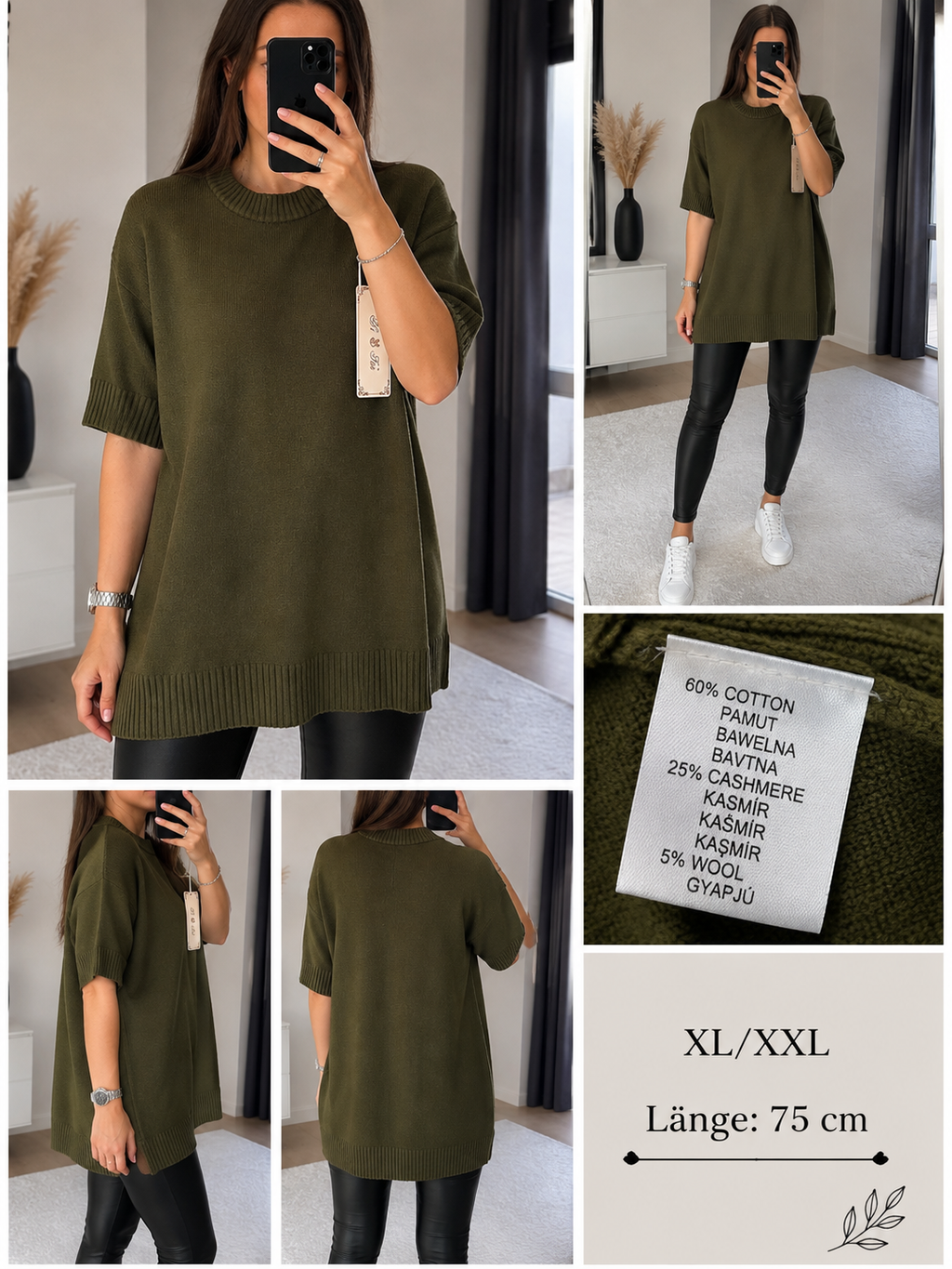 Oversize Strickshirt – weich & bequem