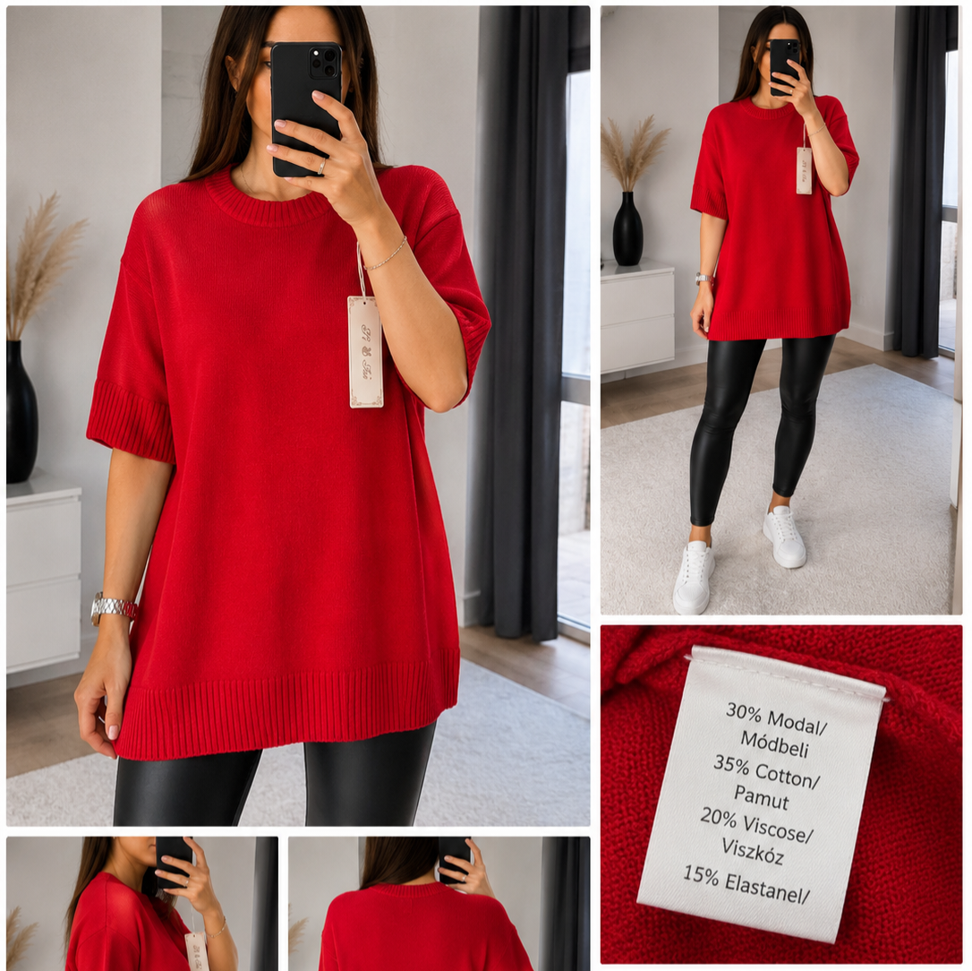 Oversize Strickshirt – weich & bequem