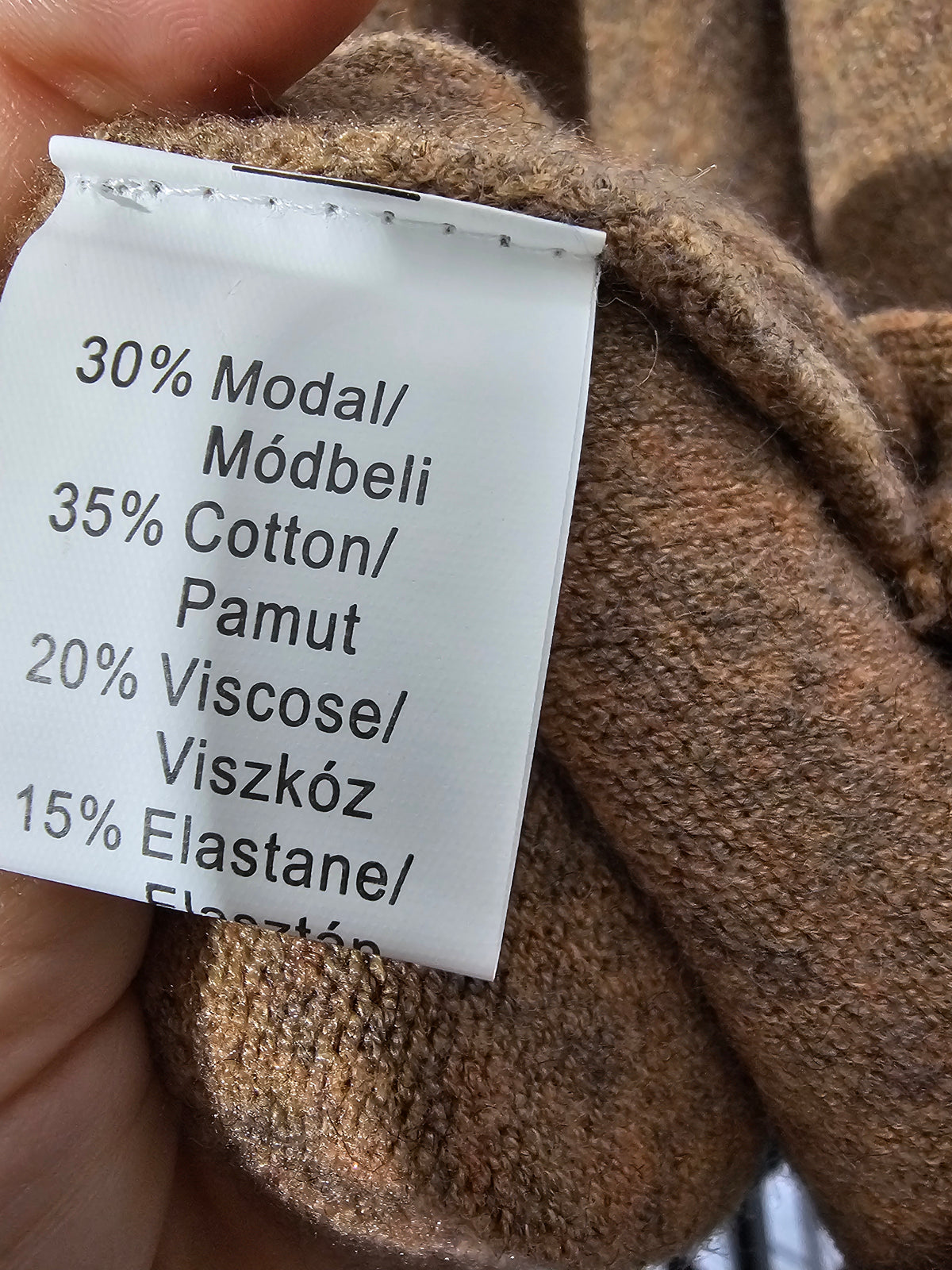 Oversize Rollkragen Pullover – Taupe | L/XL | Warm & Weich