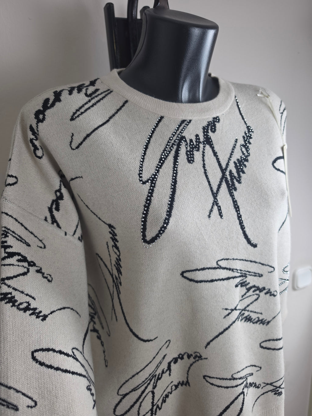 Kuscheliger Damen Strickpullover mit Glitzer – XL/XXL | 3 Farben