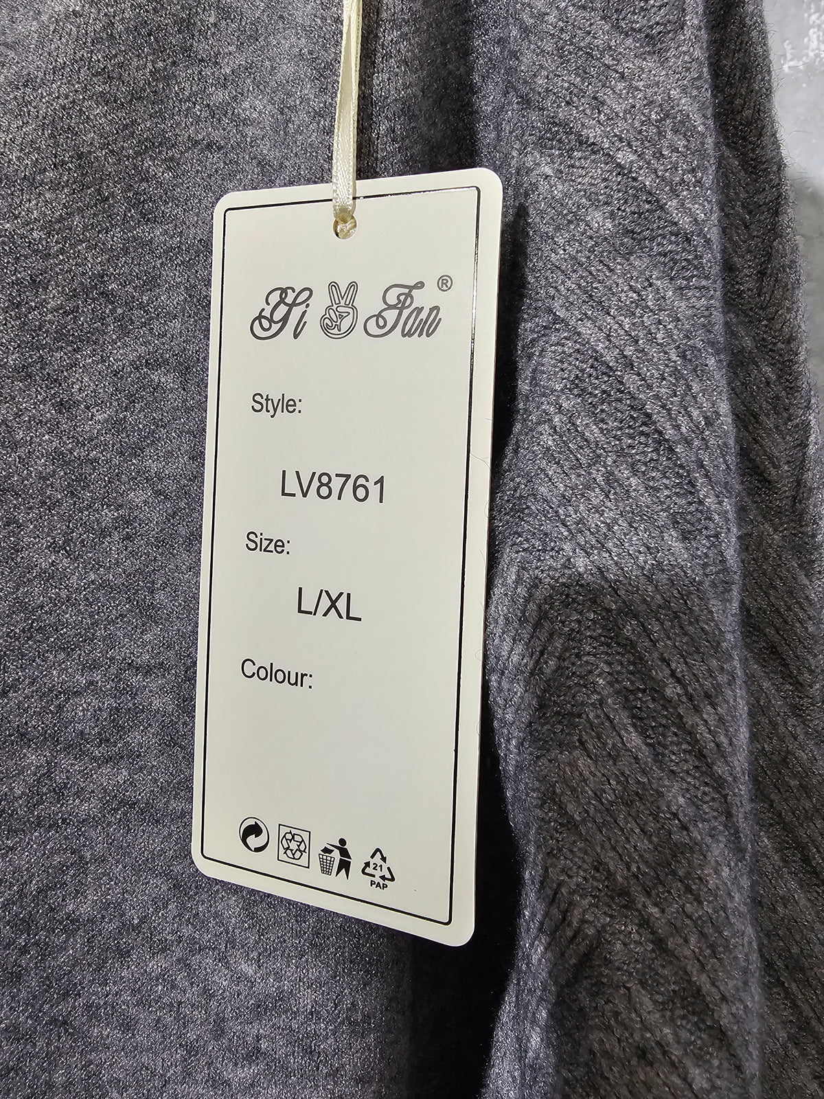 Elegante Strickjacke in Grau mit Kaschmir – weich & stilvoll