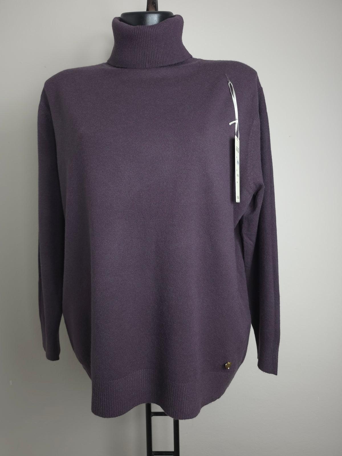 Oversize Rollkragenpullover – weich & elastisch | L/XL – 2XL/3XL