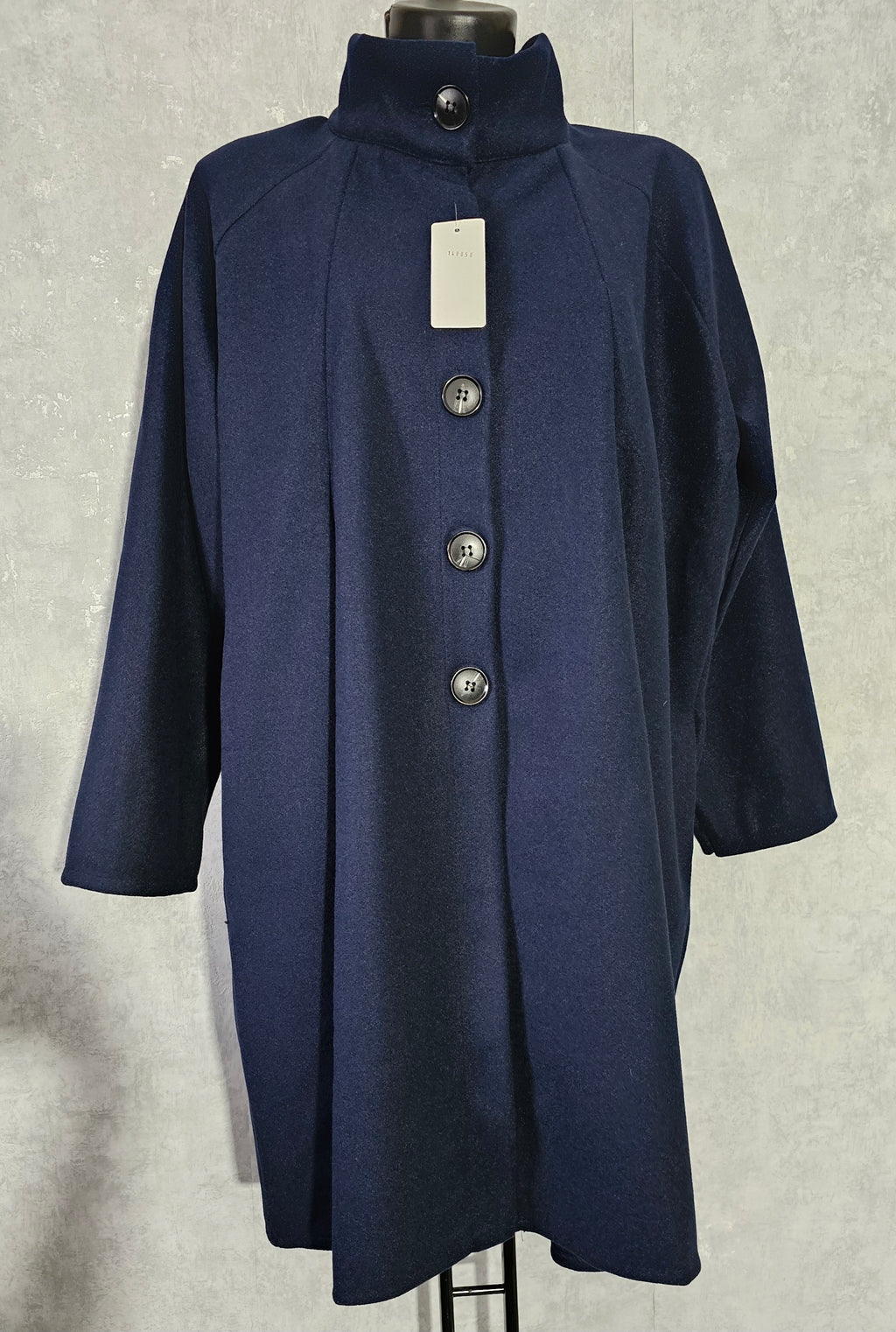 Eleganter Mantel – 100% Viskose 3XL/4XL Brustumfang 130