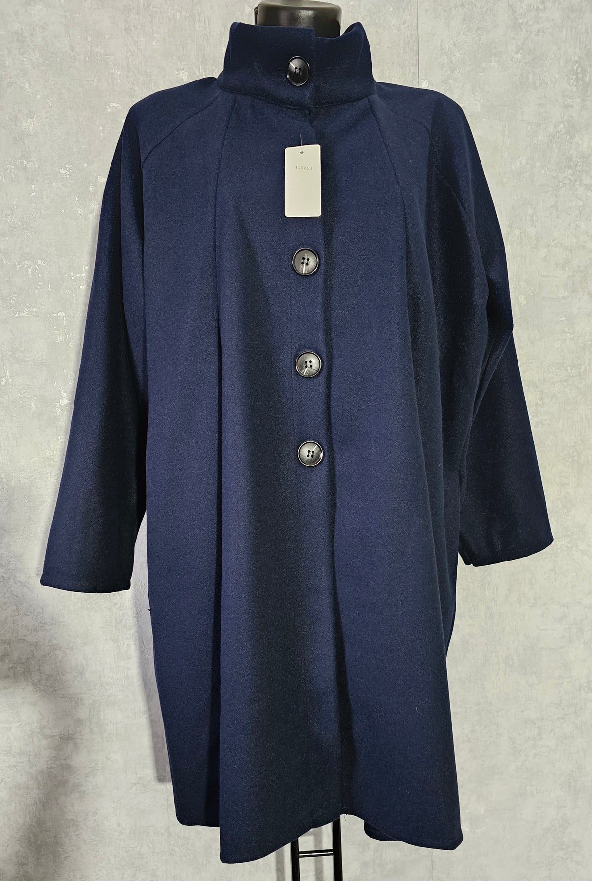 Eleganter Mantel – 100% Viskose 3XL/4XL Brustumfang 130
