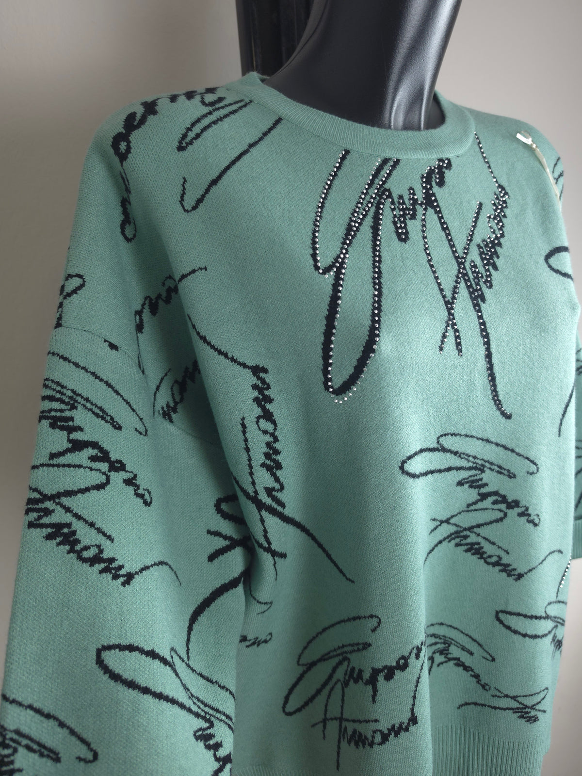 Kuscheliger Damen Strickpullover mit Glitzer – XL/XXL | 3 Farben