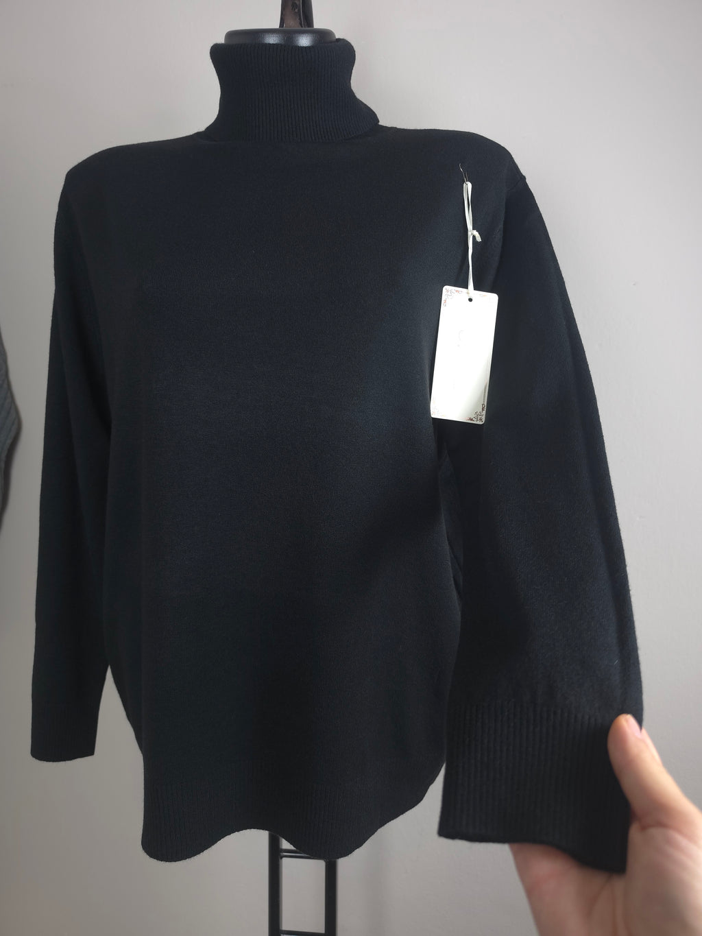 Oversize Rollkragenpullover – weich & elastisch | L/XL – 2XL/3XL